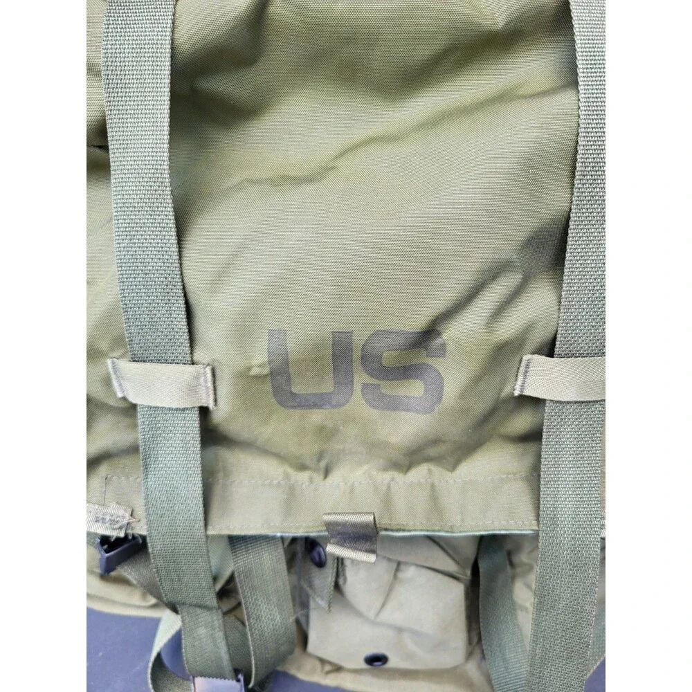 Vintage US Military Field Pack Combat Medium Alice LC-1 Backpack Green NO FRAME